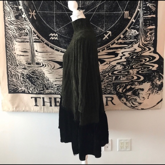 Free People Coco Flounce Sweater Dress Velvet - Picture 4 of 8